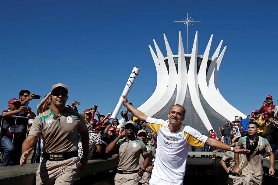 L&#39;ex maratoneta Vanderlei Cordeiro de Lima (Reuters)